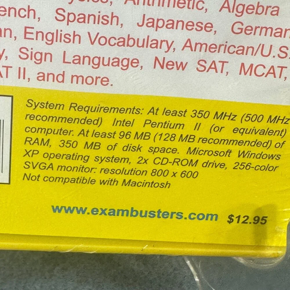 Ace Academics Exambusters Earth Science & Geology Study Cards On CD-Rom New